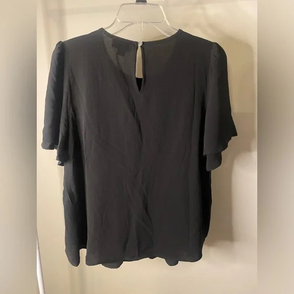 CeCe pleated short sleeve blouse - Picture 4 of 7